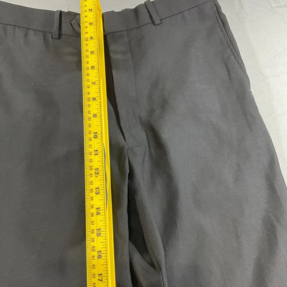 Corcovan Grey Dress Pants Men's 34x30 Flat Front Business Formal Career Office S